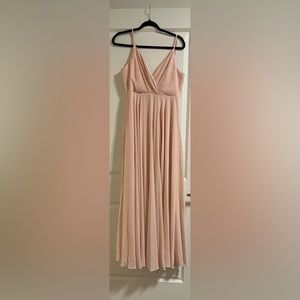 Light pink maxi dress. Size M.